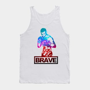 Brave Boxer Splash Colors Tank Top